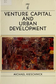 Cover of Venture capital and urban development by Michael Kieschnick