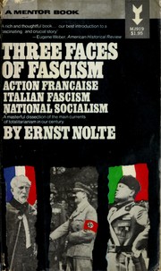 Cover of Der Faschismus in seiner Epoche by Ernst Nolte