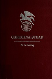 Cover of Christina Stead by R. G. Geering