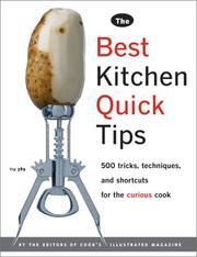 Cover of The Best Kitchen Quick Tips by Editors of Cook's Illustrated Magazine
