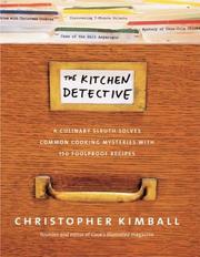 Cover of The kitchen Detective by Christopher Kimball