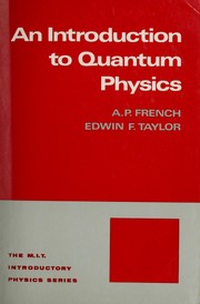 Cover of An introduction to quantum physics by A. P. French
