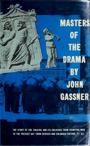 Front cover of Masters of the drama by John Gassner