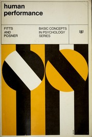 Cover of Human performance by Paul Morris Fitts
