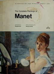 Front cover of The Complete Paintings of Manet by Édouard Manet