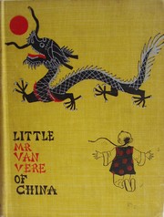 Front cover of Little Mr. Van Vere of China by Harriet A. Cheever