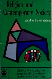 Cover of Religion & contemporary society by Harold Stahmer
