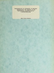 Front cover of Photochemistry of Nitramines IV observed intermediates and products in the photo-chemical decomposition of 1-Nitropyrrolidine by Jhan Craig Swanson