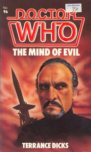 Front cover of Doctor Who The Mind of Evil by Terrance Dicks