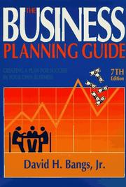 Cover of The business planning guide by David H. Bangs