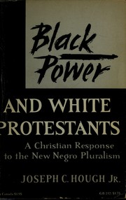 Front cover of Black Power and white Protestants by Joseph C. Hough