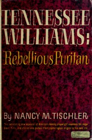 Front cover of Tennessee Williams by Nancy Marie Patterson Tischler
