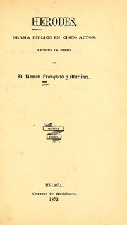 Cover of Herodes by Ramón Franquelo