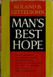 Front cover of Man's best hope by Roland Bertram Gittelsohn