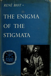 Front cover of The enigma of the stigmata by René Biot