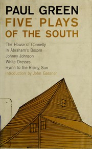 Front cover of Five plays of the South by Green, Paul