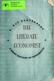 Cover of The literateeconomist by E. Ray Canterbery