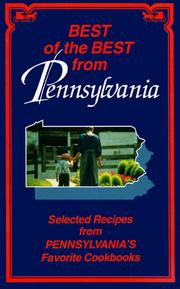 Front cover of Best of the best from Pennsylvania by Unknown