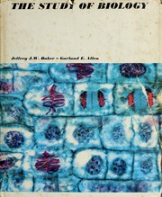 Front cover of The study of biology by Jeffrey J. W. Baker
