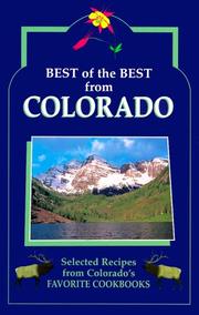 Front cover of Best of the best from Colorado by Unknown