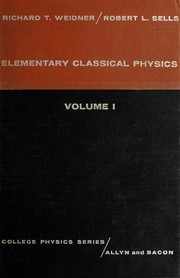 Cover of Elementary classical physics by Richard T. Weidner
