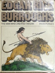 Cover of Edgar Rice Burroughs by Irwin Porges