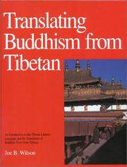 Front cover of Translating Buddhism from Tibetan by Joe Wilson