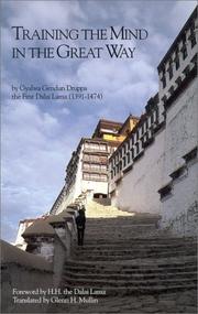 Cover of Training the mind in the great way by 1st Dalai Lama