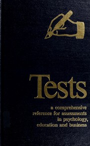 Cover of Tests by Daniel J. Keyser