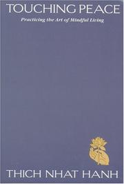 Cover of Touching peace by Thích Nhất Hạnh