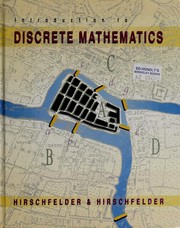 Front cover of Introduction to Discrete Mathematics by R. Hirschfelder