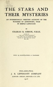 Cover of The stars and their mysteries by Gibson, Charles R.