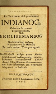 Front cover of An epistle to the Christian Indians by Cotton Mather
