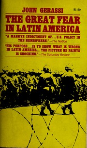 Front cover of The great fear in Latin America by John Gerassi