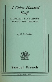 Cover of A china-handled knife by E. P. Conkle