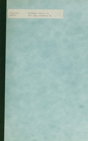 Cover of Nor long remember by Harold Giles Hoffman
