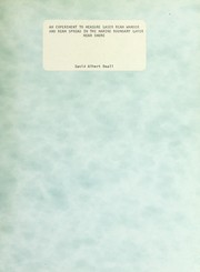 Front cover of An experiment to measure laser beam wander and beam spread in the marine boundary layer near shore by David Albert Beall