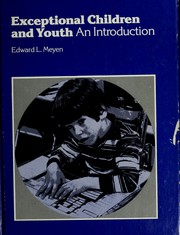 Front cover of Exceptional children and youth by Edward L. Meyen
