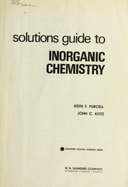 Front cover of Inorganic chemistry by Keith F. Purcell