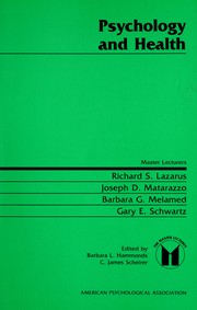 Front cover of Psychology and health by Richard S. Lazarus