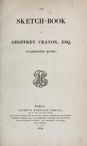 Front cover of The sketch-book of Geoffrey Crayon, Esq by Washington Irving