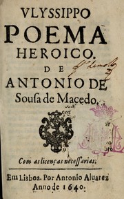 Front cover of Vlyssippo by António de Sousa de Macedo