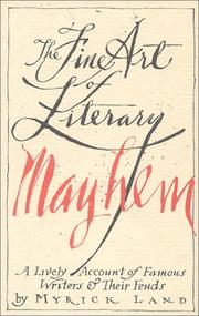 Front cover of The fine art of literary mayhem by Myrick Land