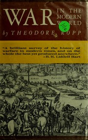 Cover of War in the modern world by Theodore Ropp