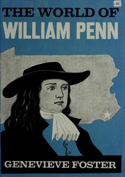 Cover of The world of William Penn by Genevieve Foster