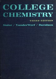 Cover of College chemistry by Harry Hall Sisler