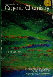 Front cover of Introduction to organic chemistry by Douglas Applequist