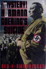 Front cover of The mystery of Hermann Goering's suicide by Ben E. Swearingen
