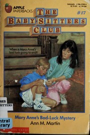 Front cover of Mary Anne's Bad-Luck Mystery by Ann M. Martin