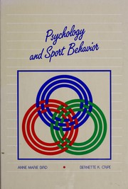 Front cover of Psychology and sport behavior by Anne Marie Bird